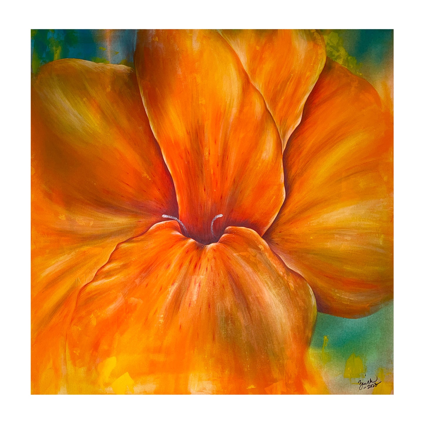 "Orange Canna" Fine Art Print