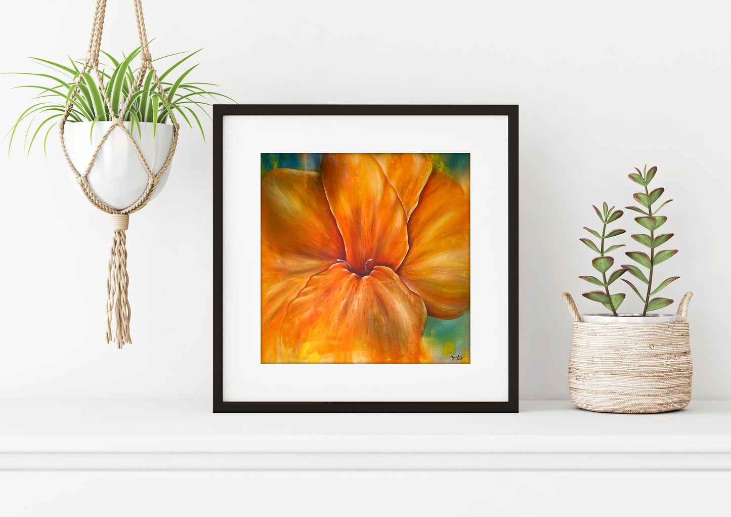 "Orange Canna" Fine Art Print