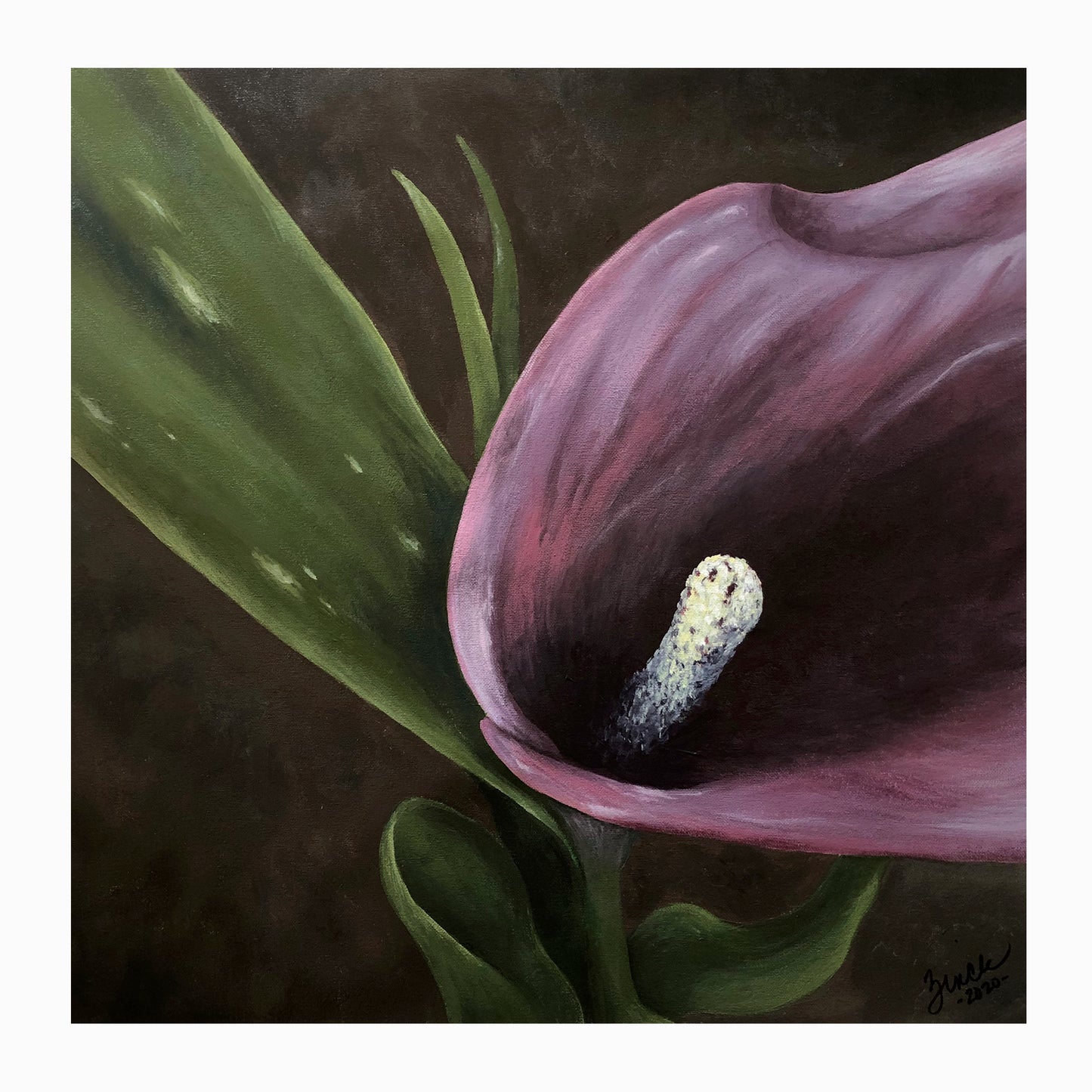 "Purple Calla" Fine Art Print